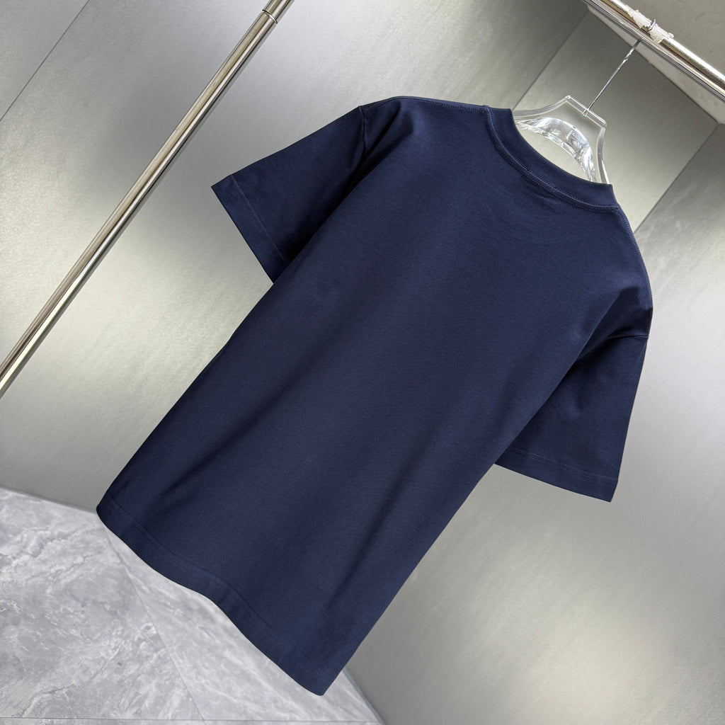 Moncler Tonal 3D Badge T-Shirt Navy