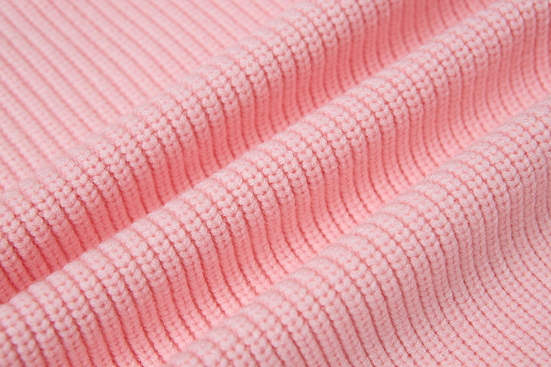Stone Island Full-Zip Knit Hoodie Chunky Rib - Pink / Gray / Blue / Black / White