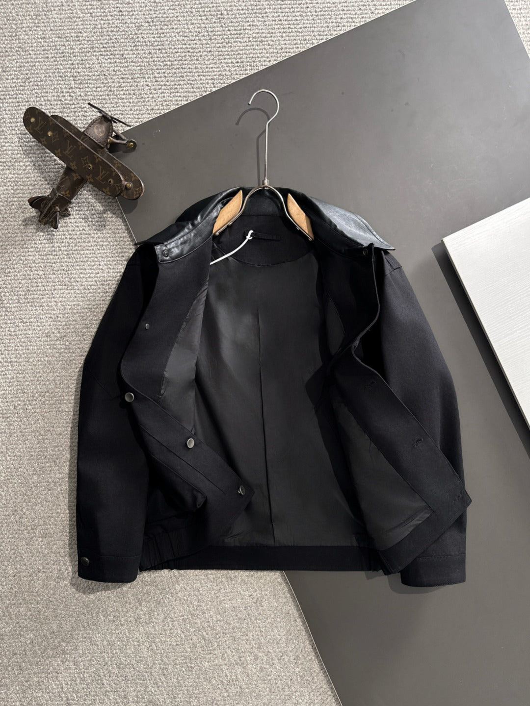 Arc'teryx LEAF Wool Blend Workwear Jacket with Leather Collar
