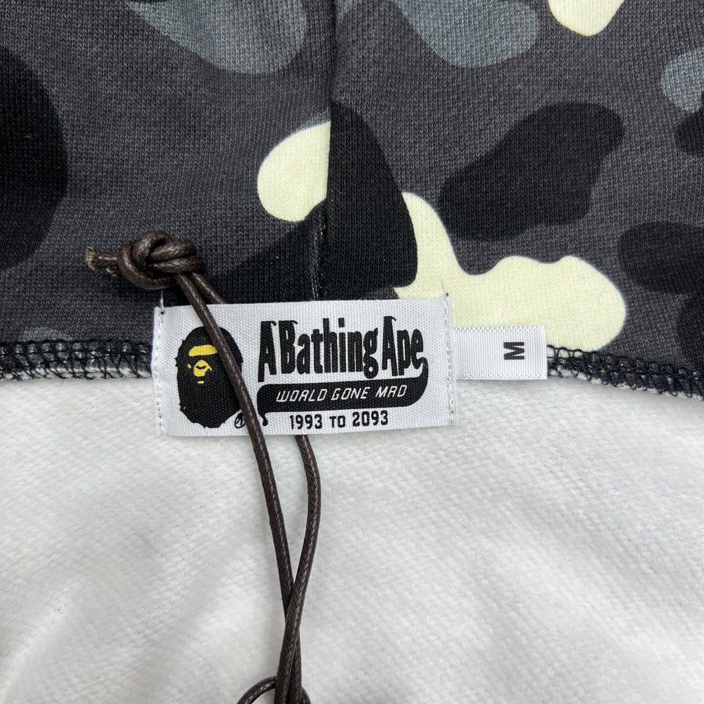 BAPE City Camo Glow + Holographic Shark Full-Zip Hoodie - Gray / Black