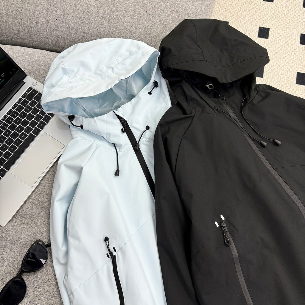Stone Island Lightweight Three-Protection Hooded Shell Jacket with Compass Badge