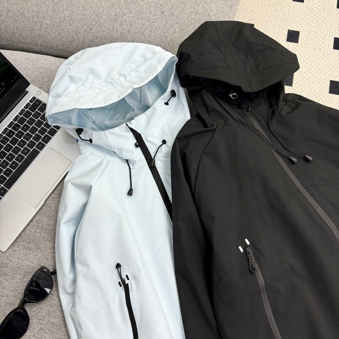 Stone Island Lightweight Three-Protection Hooded Shell Jacket with Compass Badge