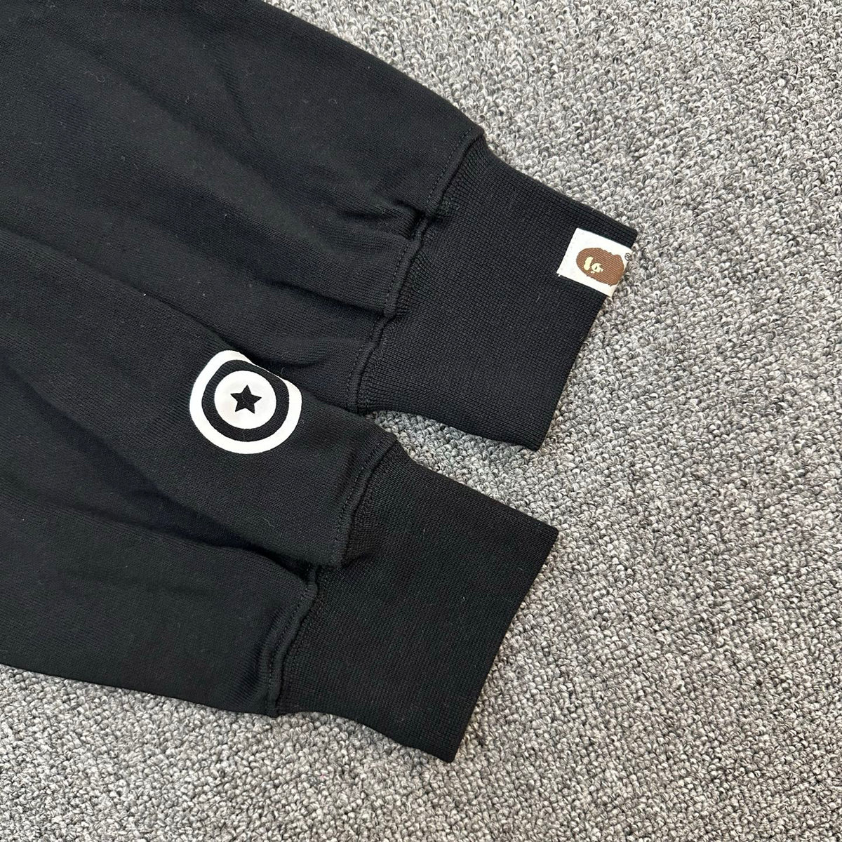 BAPE SS25 Shark Full-Zip Double Hood Hoodie — Color-Block Camo