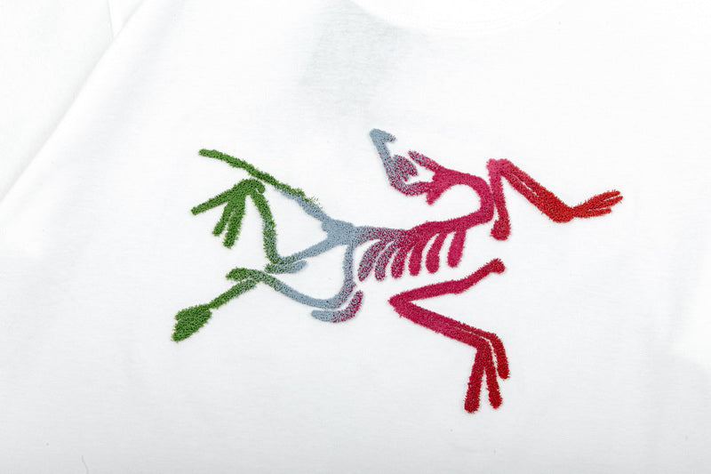 Arc'teryx Gradient Multi‑Color Fossil‑Bird Graphic SS T‑Shirt