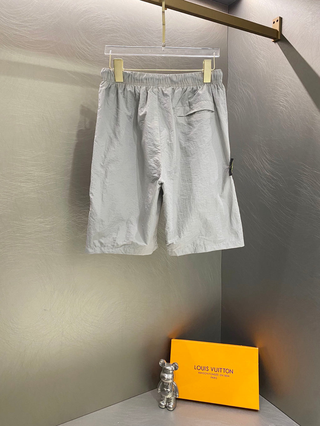 Stone Island Metallic Nylon Compass Badge Cargo Shorts - 3 Colors