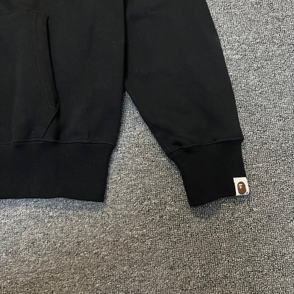 BAPE Solid Shark Full-Zip Hoodie - Gray / Black