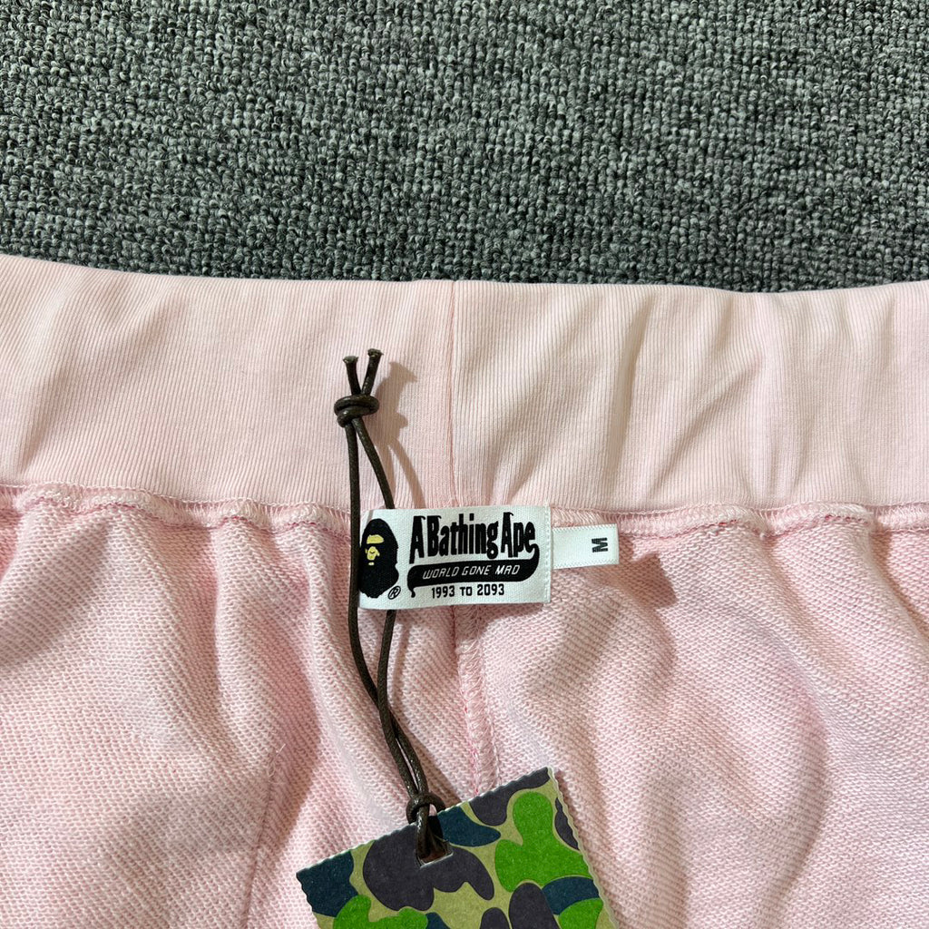 BAPE ABC Camo Shark Shorts - Pink