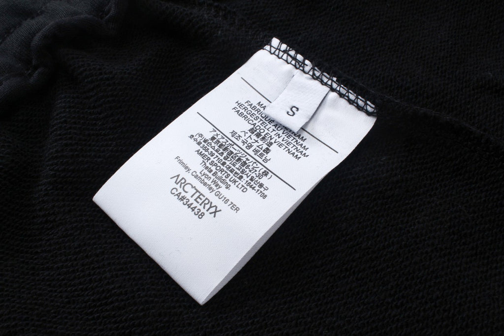 Arc'teryx Skeleton Fossil‑Bird Graphic Drawstring Sweat Shorts