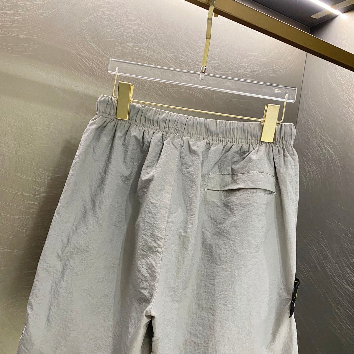 Stone Island Metallic Nylon Compass Badge Cargo Shorts - 3 Colors