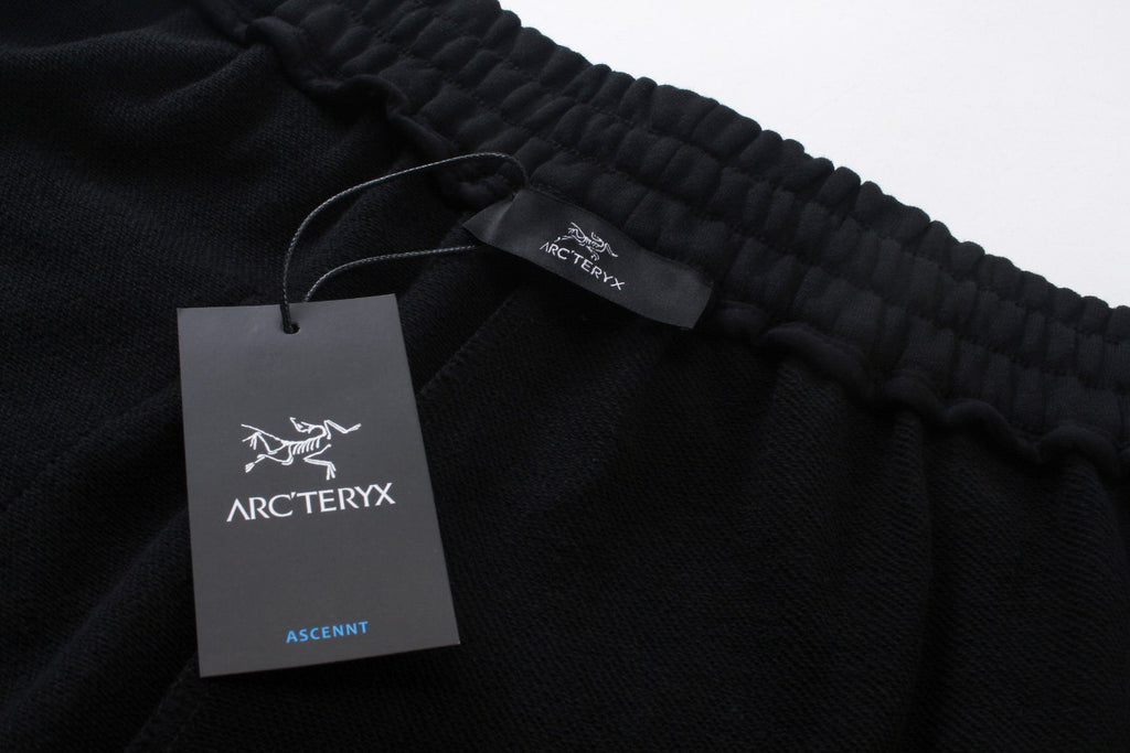 Arc'teryx Skeleton Fossil‑Bird Graphic Drawstring Sweat Shorts