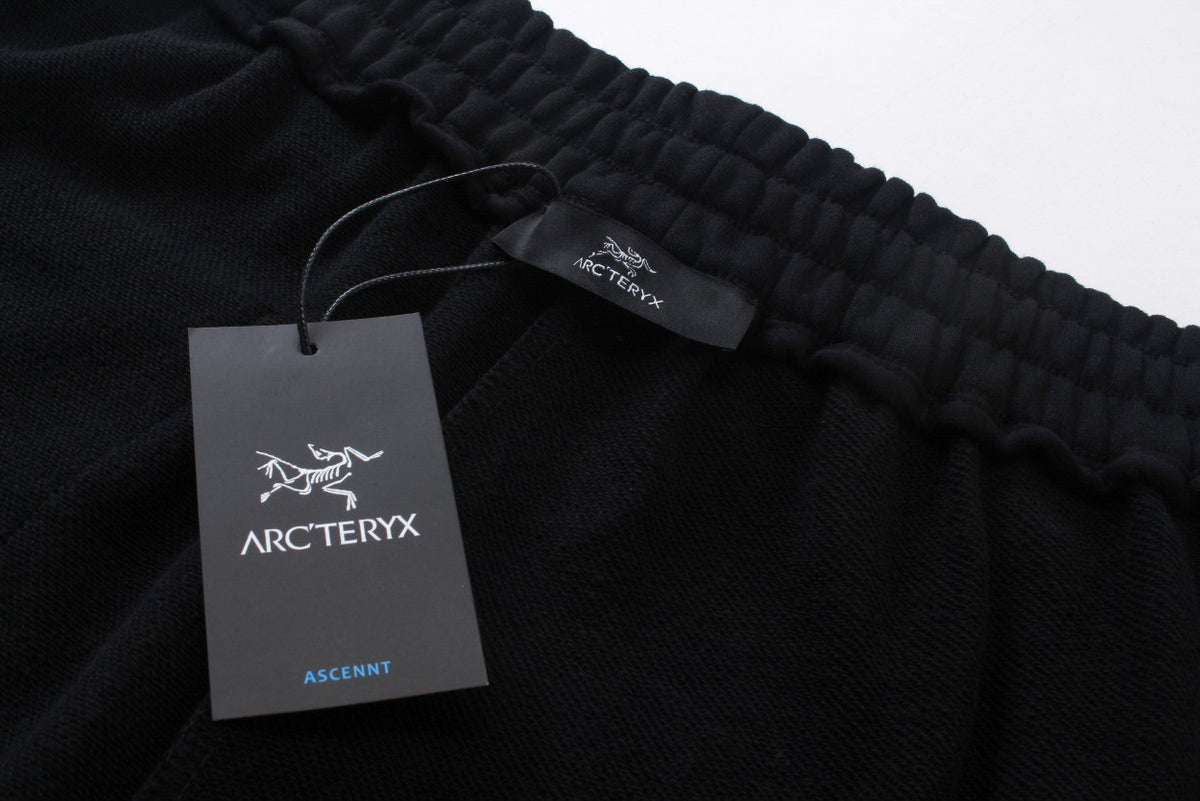 Arc'teryx Skeleton Fossil‑Bird Graphic Drawstring Sweat Shorts