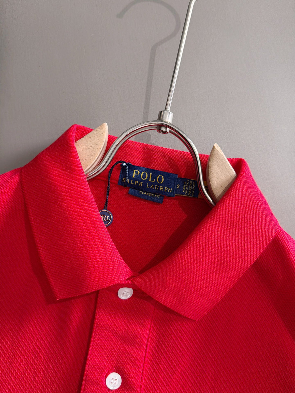Kids Pique Knit Short‑Sleeve Polo Shirt Small Horse Embroidery Solid Red Casual Top