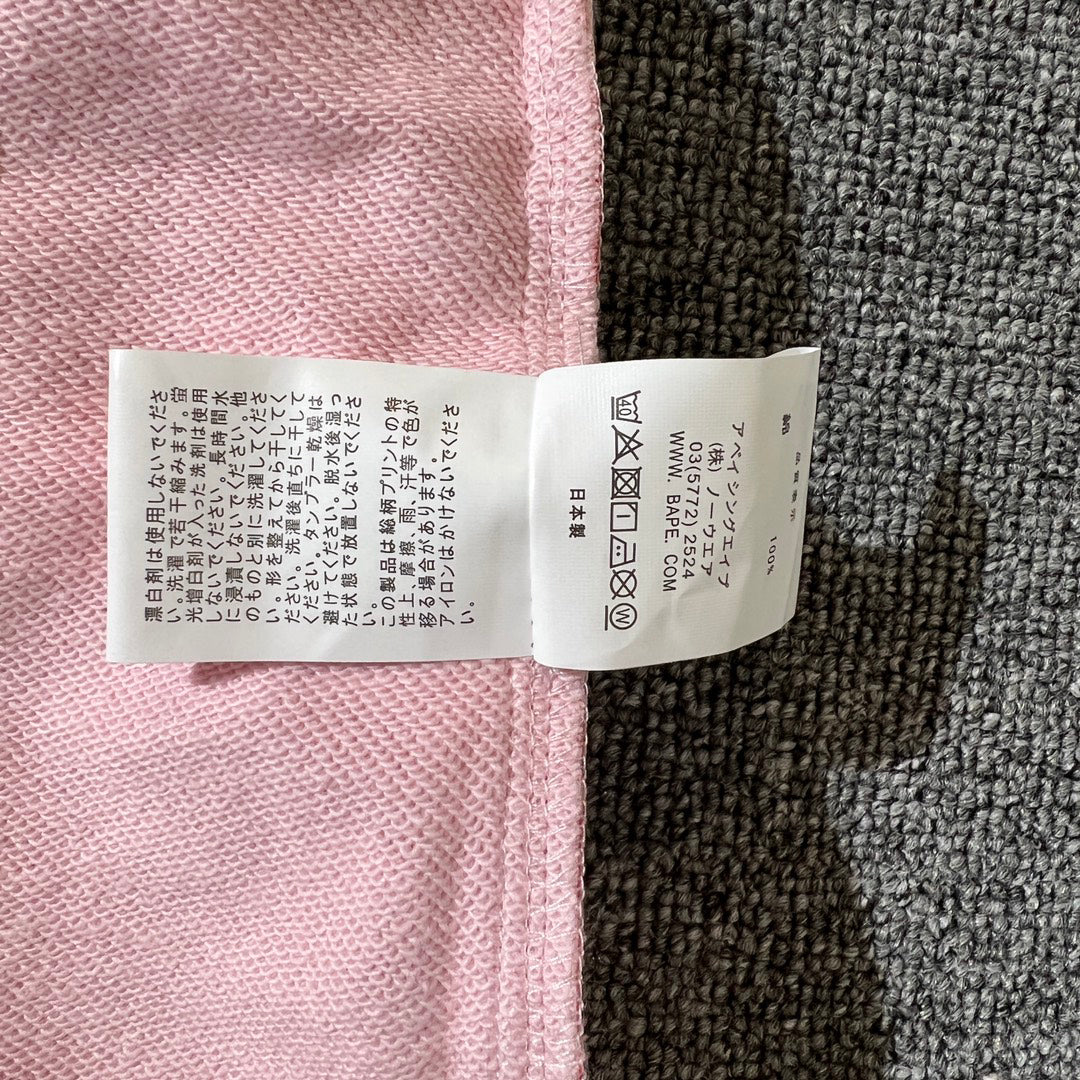 BAPE ABC Camo Shark Shorts - Pink