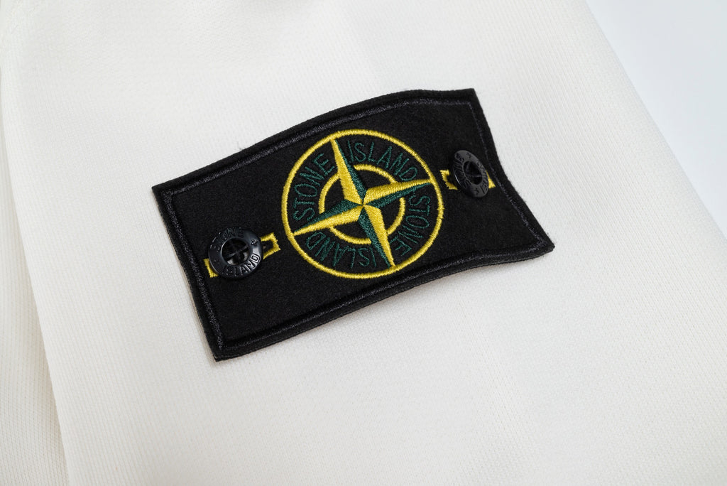 Stone Island Heavyweight Cotton Fleece Full-Zip Hoodie with Compass Badge