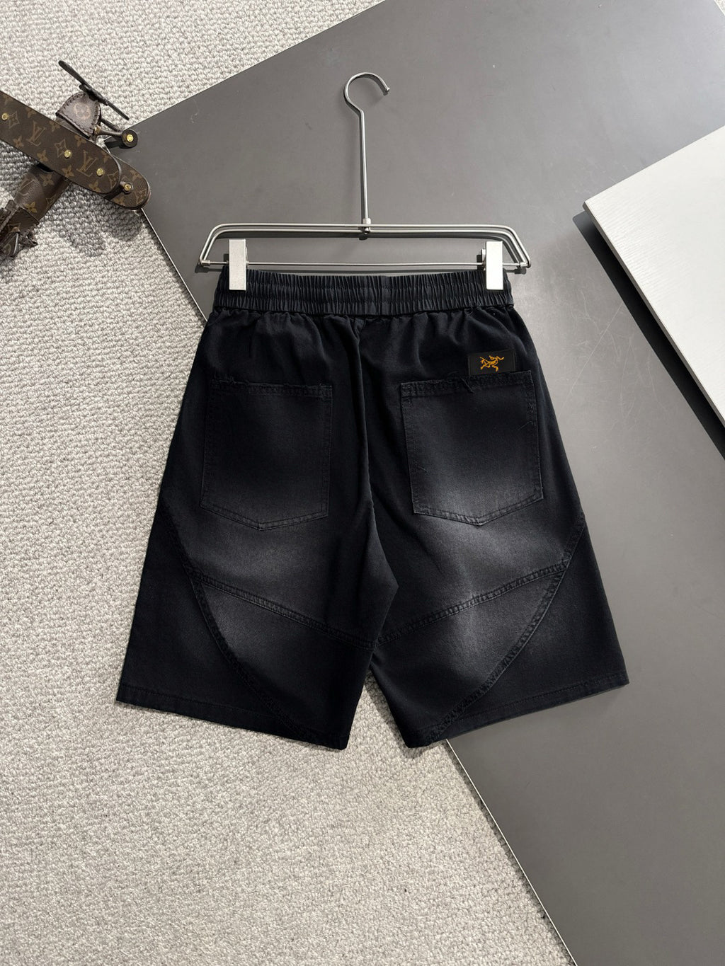 Arc'teryx Sun-Faded Wash Patch Pocket Elastic Waist Shorts