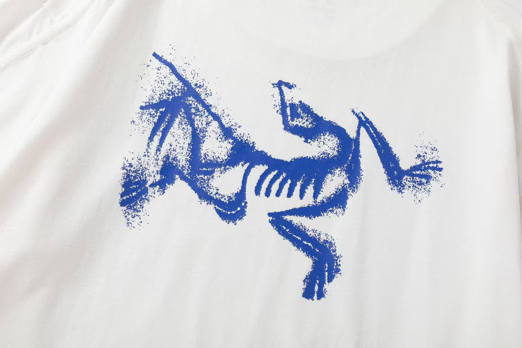 Arc'teryx Chest Logo & Back Distressed Skeleton Bird Unisex T-Shirt