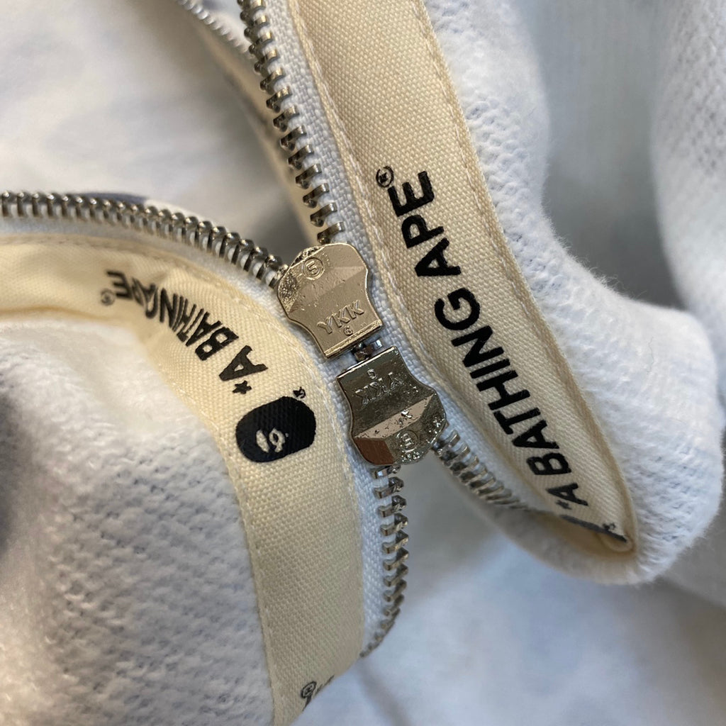 BAPE 21SS Space Camo Shark Full-Zip Double Hood Hoodie — Glow-in-the-Dark